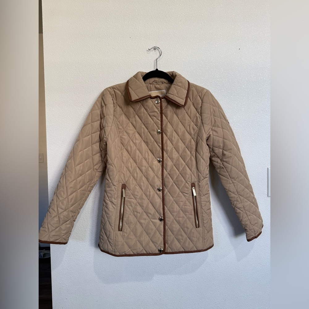 Michael Kors Tan MK Monogram Jacket - Picture 3 of 11